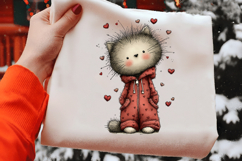 Whimsical Valentines Cat Clipart Product Image 2