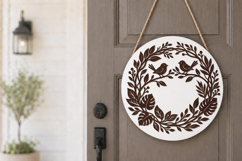 Tropical Bird Wreath SVG Product Image 2
