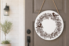 Botanical Bird Frame SVG Product Image 2