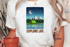 Camper PNG, Camping Sublimation Product Image 2