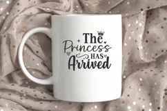 The Princess Has Arrived SVG, Funny Baby Quote SVG Product Image 1