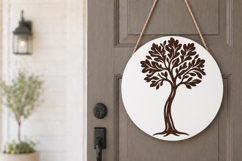Simple Oak Tree Laser Cut SVG Product Image 2