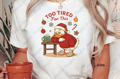 Christmas Tired Goose PNG Product Image 2