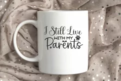 I Still Live with My Parents SVG, Dog Bandana SVG Product Image 3