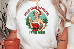 Retro Girl Christmas PNG Sublimation Product Image 2