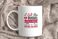 Around The NeckI Love You A Bushel And A Peck And A Kiss SVG Product Image 2