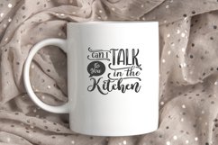 Can I Talk To You In The Kitchen | Funny Mom SVG Product Image 2