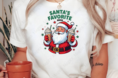 Christmas Santa's Favorite Coffee Png Product Image 2