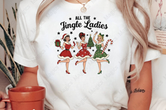 Retro Girl Christmas PNG Sublimation Product Image 2