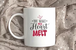 You make my heart melt SVG, Valentine's Day SVG Product Image 2