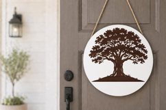 Mature Forest Oak Tree Cricut SVG Product Image 2
