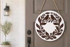 Branch Wreath Laser Cut File for Cricut Product Image 2