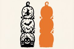 Witch Pumpkin Porch Sign SVG Product Image 2