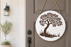 Scenic Oak Tree Laser Cut SVG Product Image 2