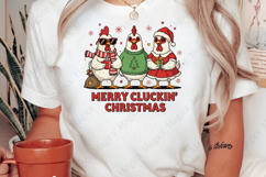 Merry Cluckin Christmas PNG Product Image 2