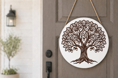 Woodland Acorn Oak Tree SVG Design Product Image 2