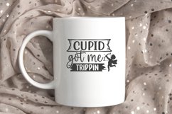 Cupid Got Me Trippin SVG, Valentine&#039;s Day SVG Product Image 3