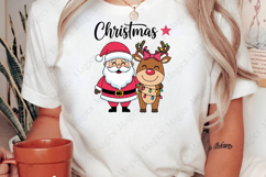 Christmas Santa, Deer PNG Product Image 2