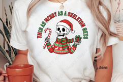 Funny Christmas Skeleton PNG Product Image 2