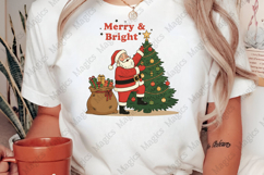Merry &amp; Bright, Funny Santa Claus Png Product Image 2