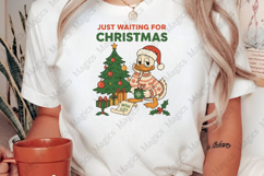 Just Waiting for Christmas Funny Goose Product Image 2