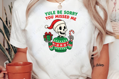 Funny Christmas Skeleton PNG Product Image 2