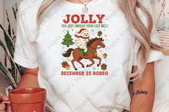 Jolly Rodeo Cowboy Christmas PNG Product Image 2