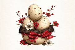 Spring Easter Watercolor Clipart Product Image 2