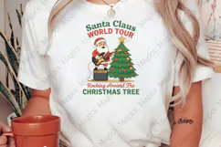 Retro Christmas Santa Png, Christmas Png Product Image 2