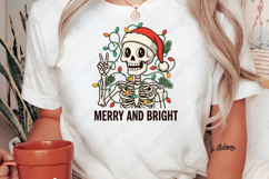 Funny Christmas Skeleton PNG Product Image 2