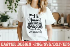 and he himself carried our sins in his body on the cross SVG Product Image 1