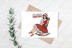 Retro Girl Christmas PNG Sublimation Product Image 3