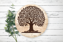Classic Oak Tree Silhouette SVG Product Image 3