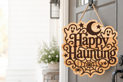 Happy Haunting Halloween SVG Sign Product Image 3