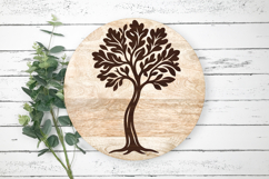 Simple Oak Tree Laser Cut SVG Product Image 3