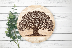 Heritage Oak Tree Laser Cut SVG Design Product Image 3
