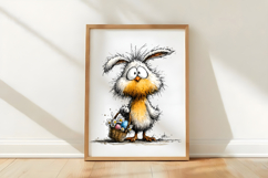 Whimsical Easter Chick Clipart Product Image 2