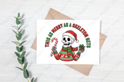 Funny Christmas Skeleton PNG Product Image 3