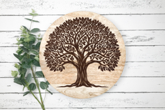 Mature Park Oak Tree SVG Product Image 3