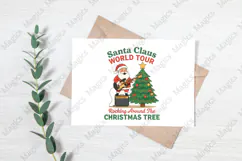 Retro Christmas Santa Png, Christmas Png Product Image 3