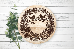 Tropical Bird Wreath SVG Product Image 3