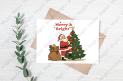 Merry &amp; Bright, Funny Santa Claus Png Product Image 3