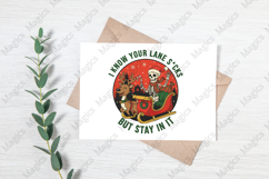 Vintage Skeleton Santa Funny Holiday Png Product Image 3