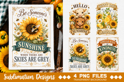 Vintage Farmhouse Kitchen Towel Sublimation PNG Product Image 3