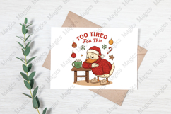 Christmas Tired Goose PNG Product Image 3