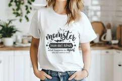 Momster Mom-ster Noun. What Happens To Mom After She Counts Product Image 3