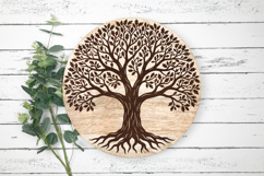 Majestic Oak Tree Silhouette SVG Product Image 3