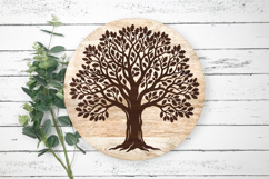 English Oak Tree SVG Laser Cut File Product Image 3