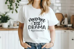 Mama Of Drama #girlmom SVG Product Image 3