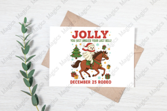Jolly Rodeo Cowboy Christmas PNG Product Image 3